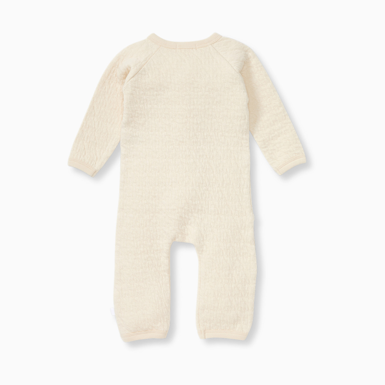 Burt's Bees Baby Organic Quilted Wrap Front Jumpsuit - Oat, 3-6 M.