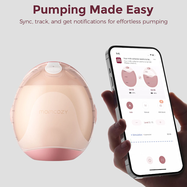 Momcozy Air 1 Ultra-Slim Wearable Electric Breast Pump.