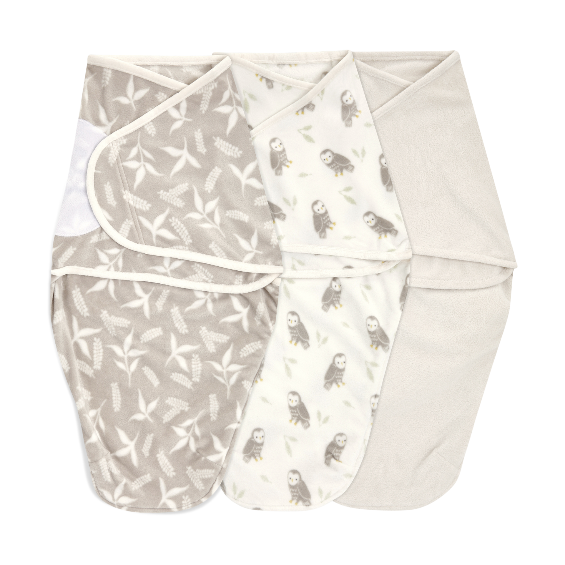 Aden + Anais Essentials Wrap Swaddles Minky (3 Pack) Rockland Marsh
