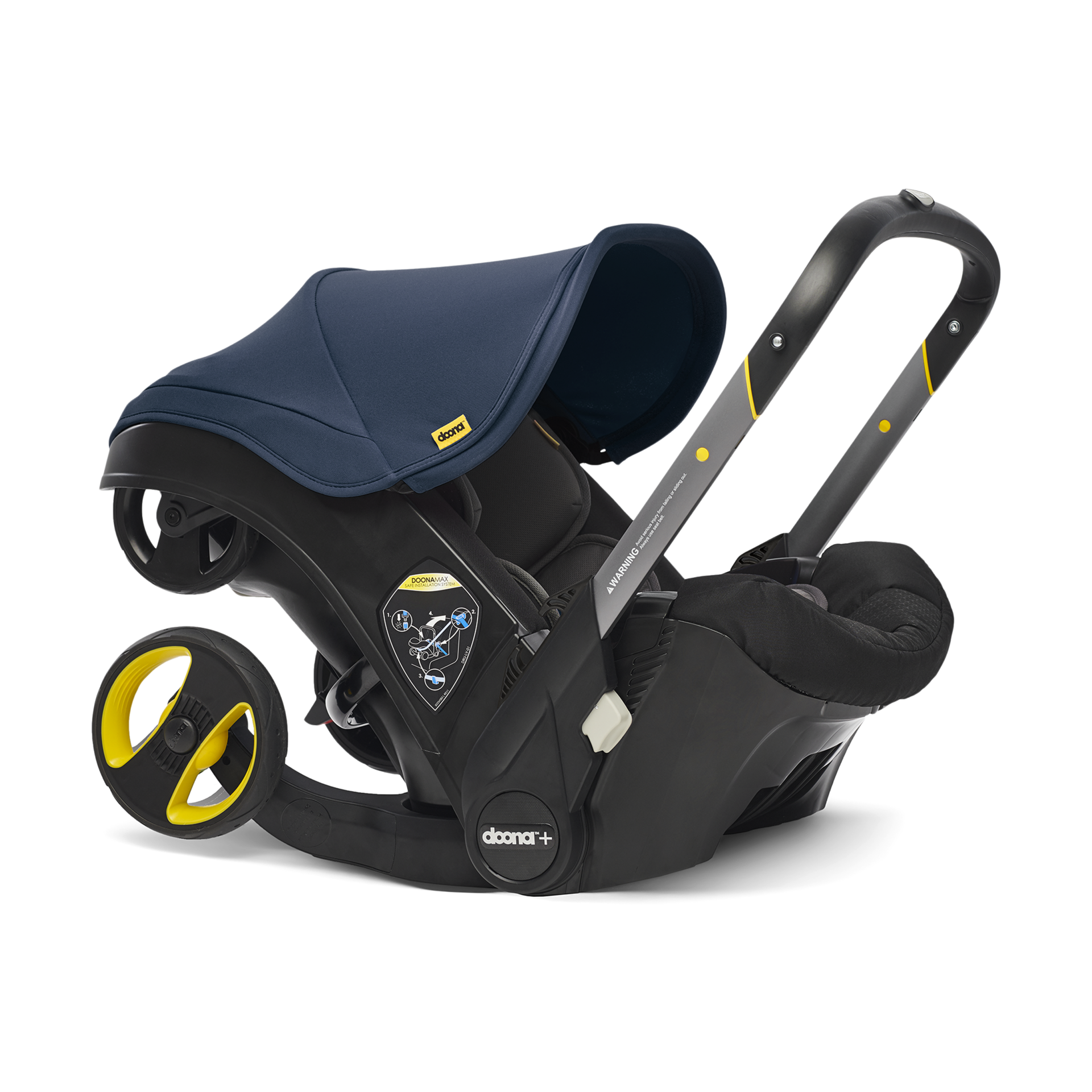 Doona Infant Car Seat & Stroller - Deep Blue.