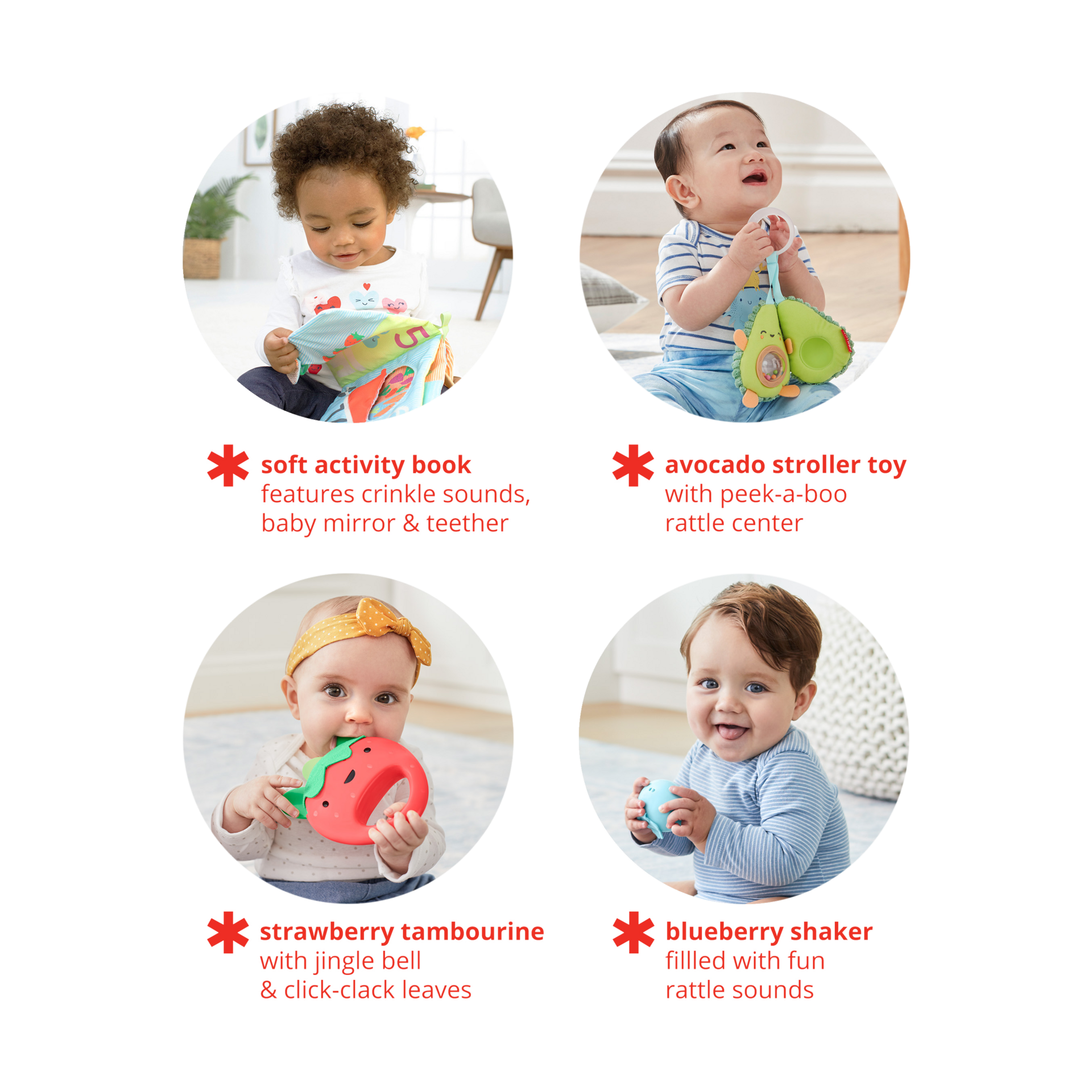 Skip Hop Farmstand Fresh Picks Baby Gift Set.