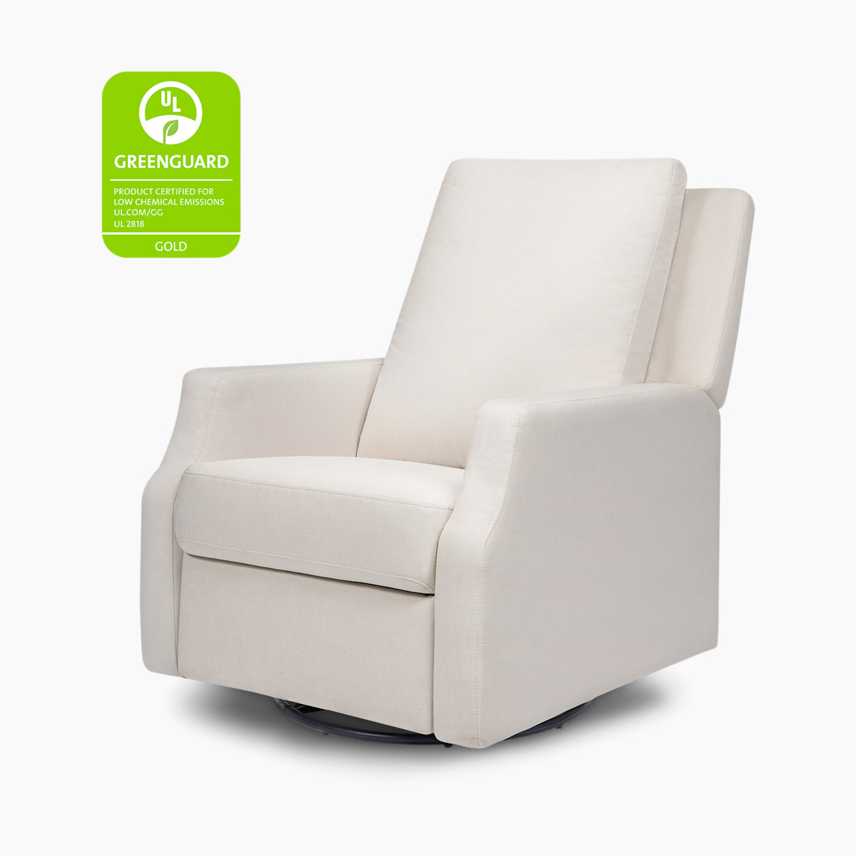 Namesake Crewe Recliner and Swivel Glider - Performance Cream Eco Weave.