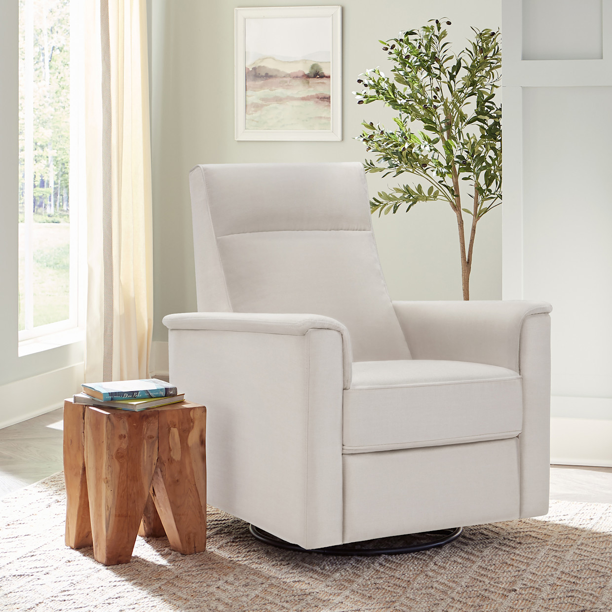 Namesake Willa Recliner - Performance Cream Eco Weave.