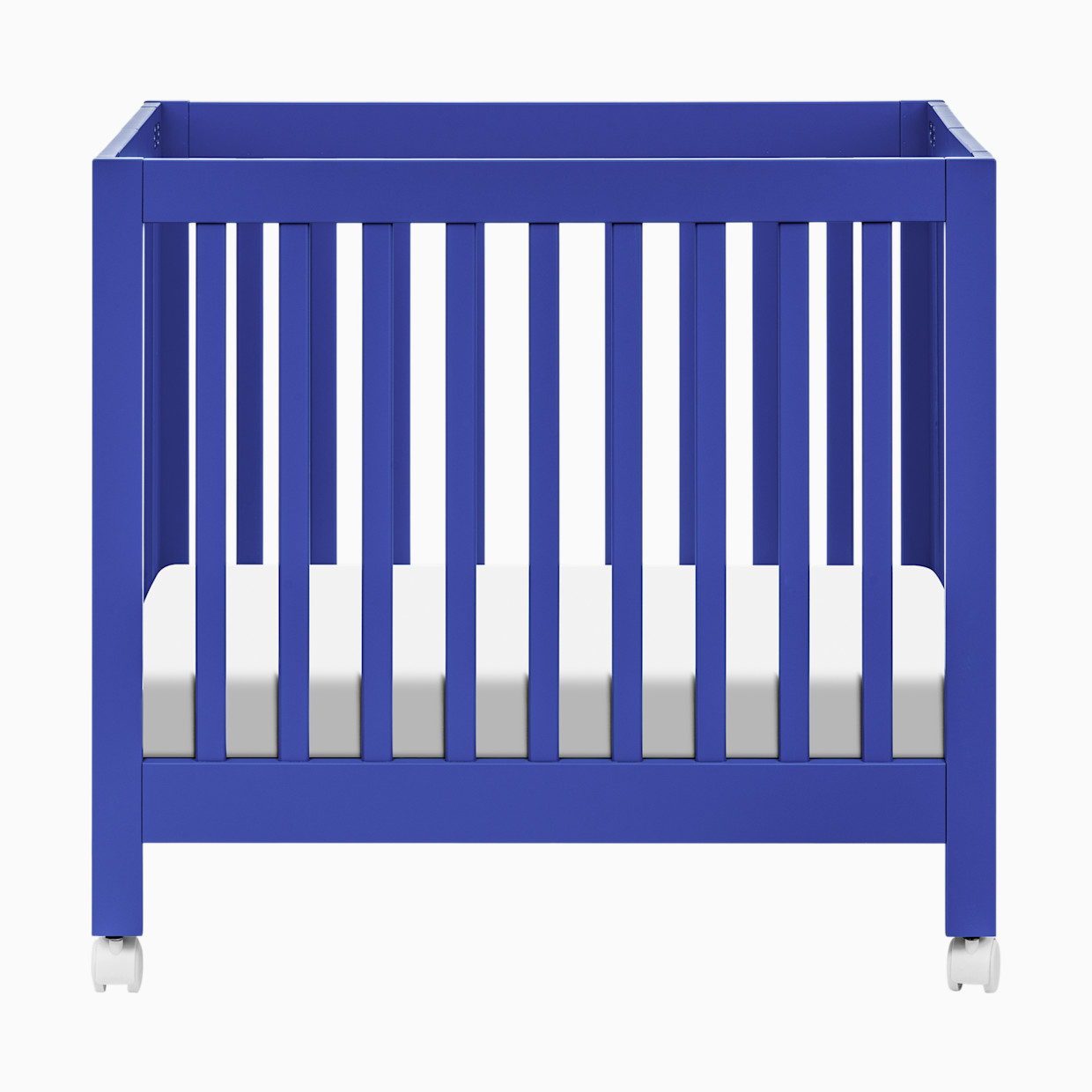 babyletto Origami Mini Crib - Cobalt.