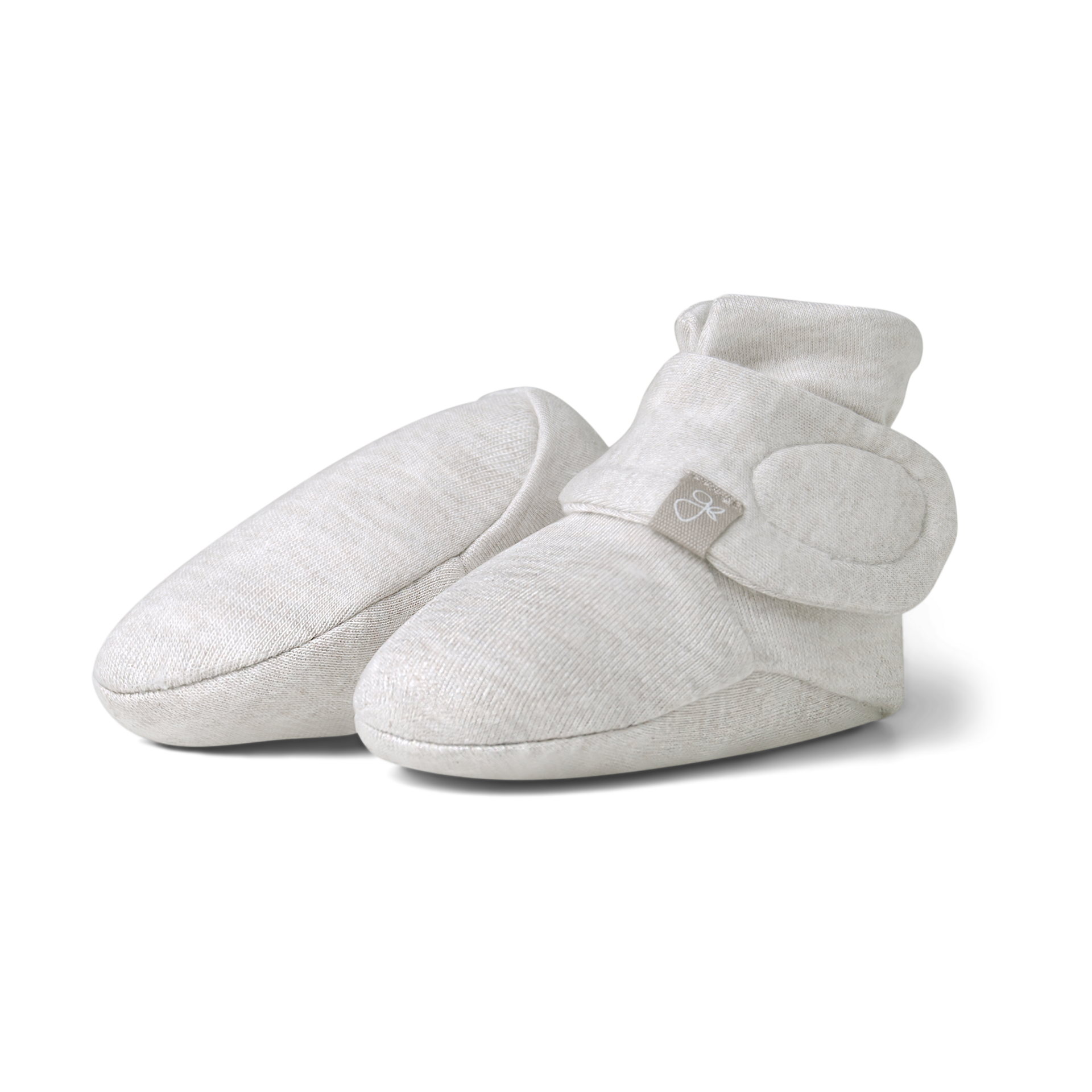 Goumi Kids Stay-On Baby Booties (2 pack) - Many Moons + Storm Grey, 0-3 Months.