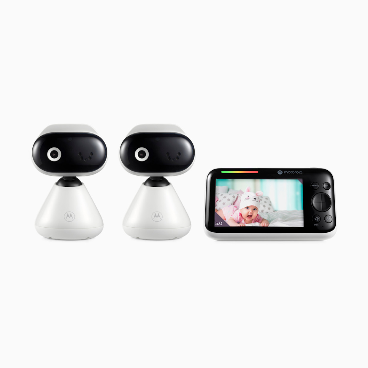 Motorola PIP1500 Connect 5" 1080p Manual Pan/Tilt Video Baby Monitor - 2 Cameras.