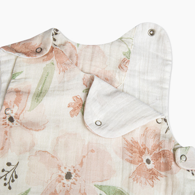 Crane Baby Cotton Muslin Wearable Blanket - Parker Floral, 0-9 M.