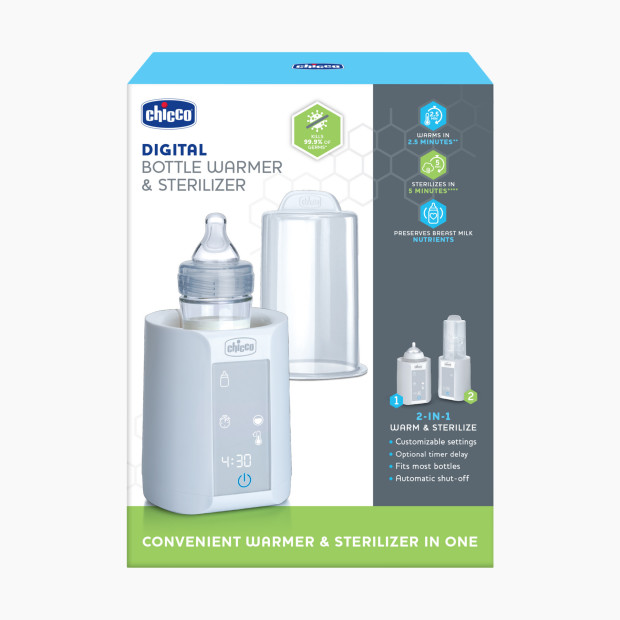 Chicco Digital Bottle Warmer & Sterilizer - White.