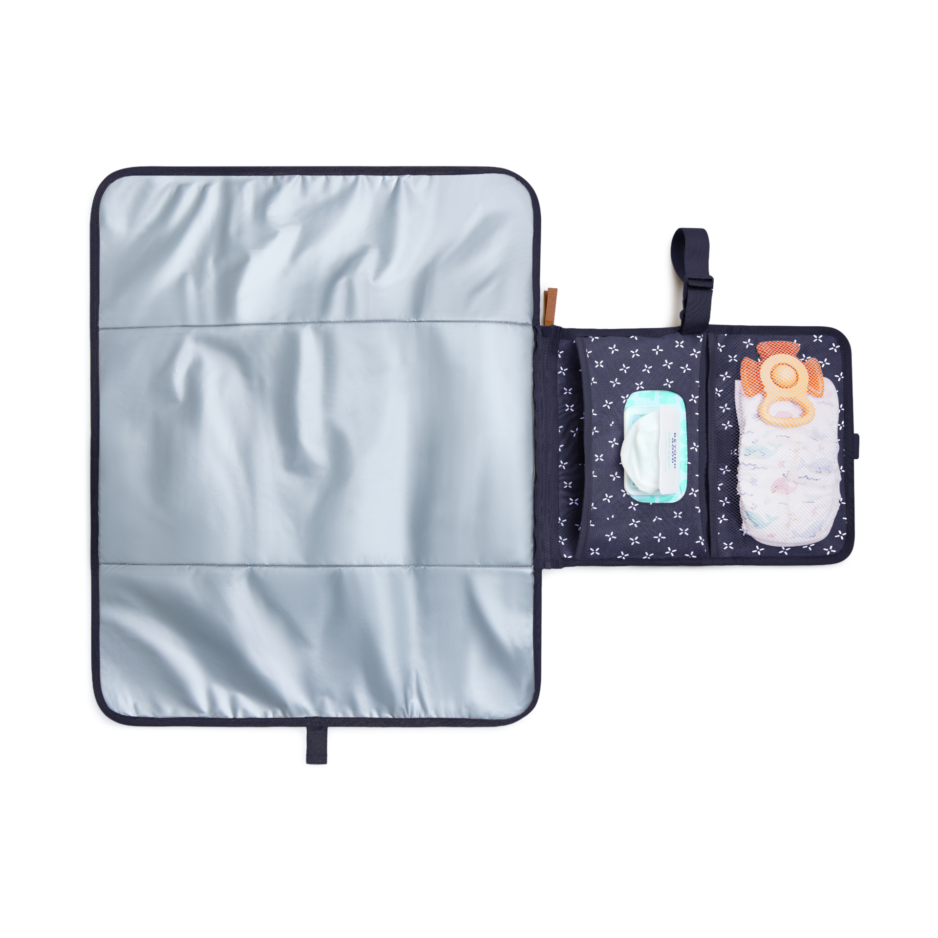 Sprucely Portable Changing Pad - Black.