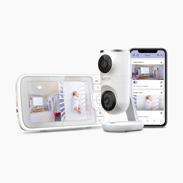 VTech 2 Camera 1080p Smart WiFi Remote Access 360 Degree Pan & Tilt Video  Baby Monitor with 7” Display, Night Light white RM7766-2HD - Best Buy