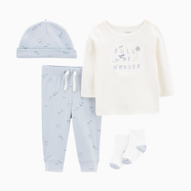 Carter's 4-Piece Take-Me-Home Set - Blue, 3 M.