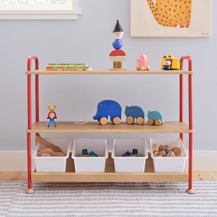 West Elm Kids Dewey Wide Play Storage.