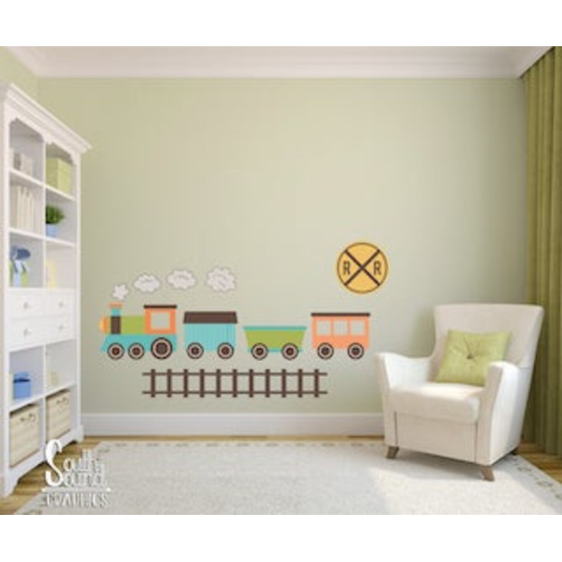 South Sound Graphics Train Room Wall Decor - $20.00+.