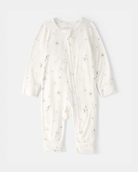 Carter's Baby Constellation 2-Way Zip PurelySoft Sleep & Play Pajama.