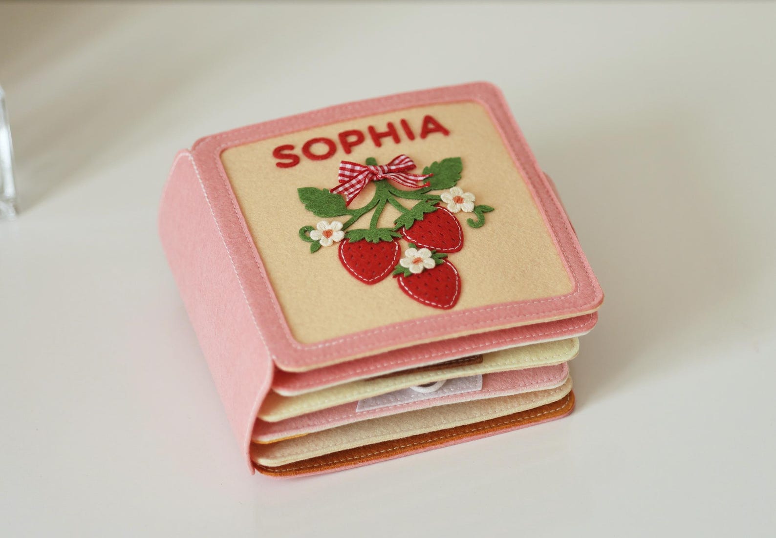 Handmade Felt Quiet Book.