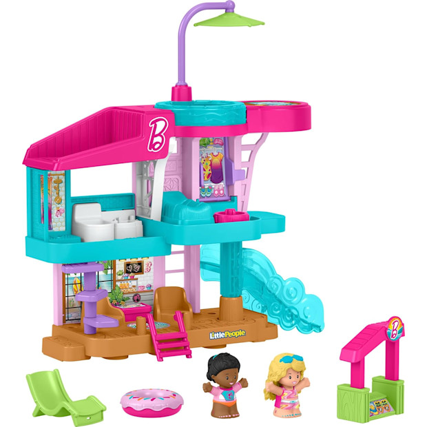 Little People Barbie Beach House Playset.