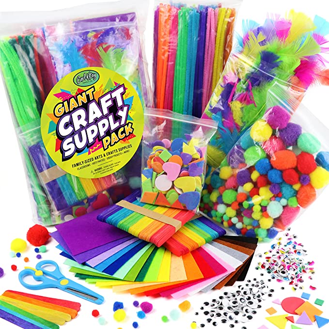 Carl & Kay Supply Co. Arts and Crafts Supplies Kit for Kids - $18.97.