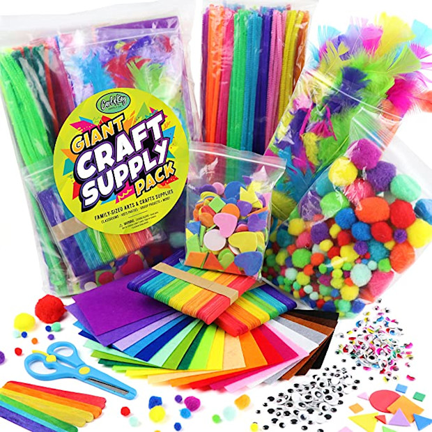 Carl & Kay Supply Co. Arts and Crafts Supplies Kit for Kids - $18.97.