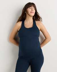 Quince Ultra-Soft Maternity Built-In Bra Tank.