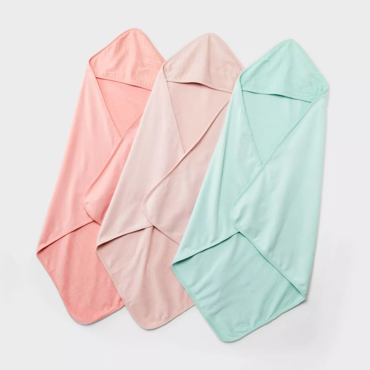 Cloud Island Baby Muslin Hooded Towel, 3-Pack .