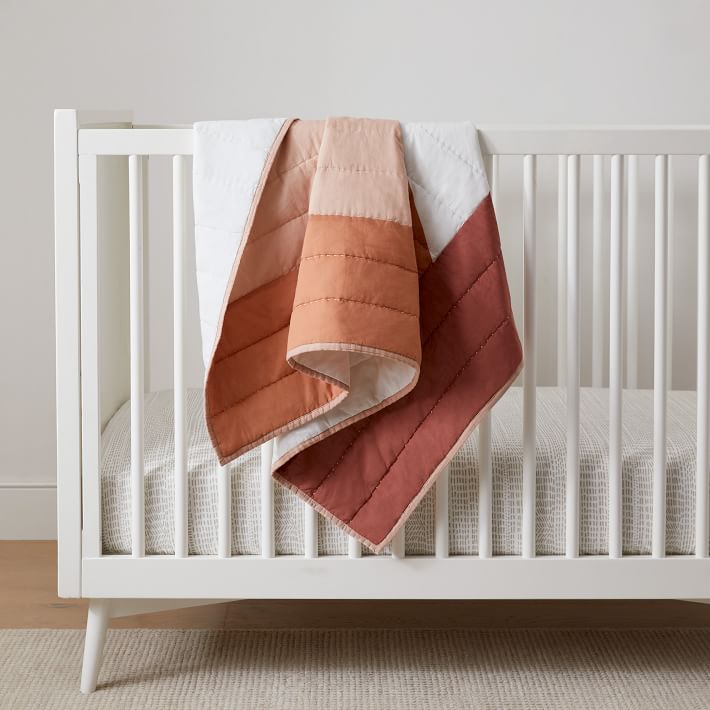 Airy Cotton Voile Geo Toddler Quilt - $120.00.
