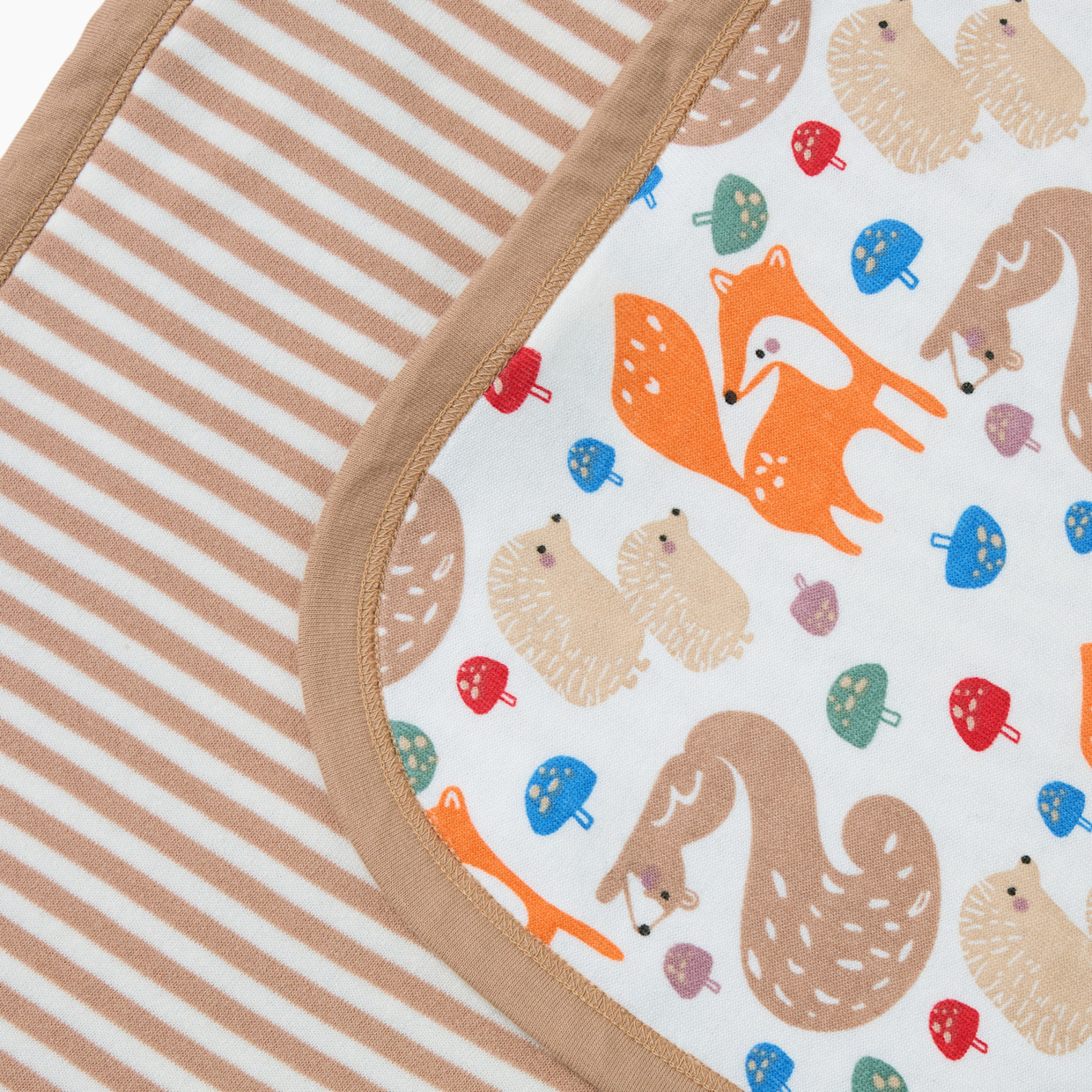 Small Story Organic Towels (2 Pack) - Wildly Cute, 0-24.