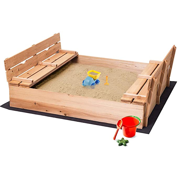 Foldable Wooden Sandbox - $239.99.