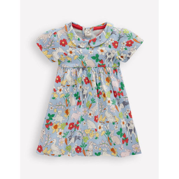 Jersey Peter Pan Collar Dress.