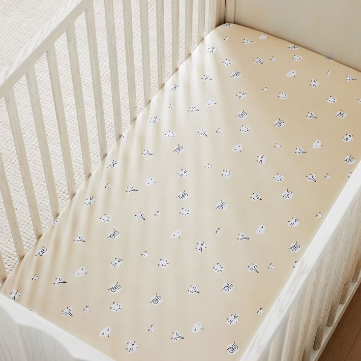 Sarah Sherman Samuel Animal Faces Crib Sheet - $35.00 - 70.00.