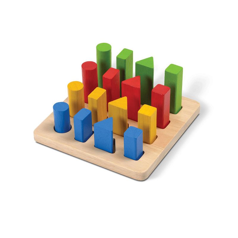 PlanToys Geometric Peg Board.