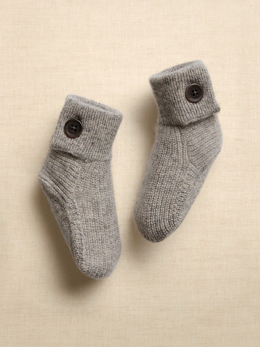 Baby Cashmere Booties - $45.00.