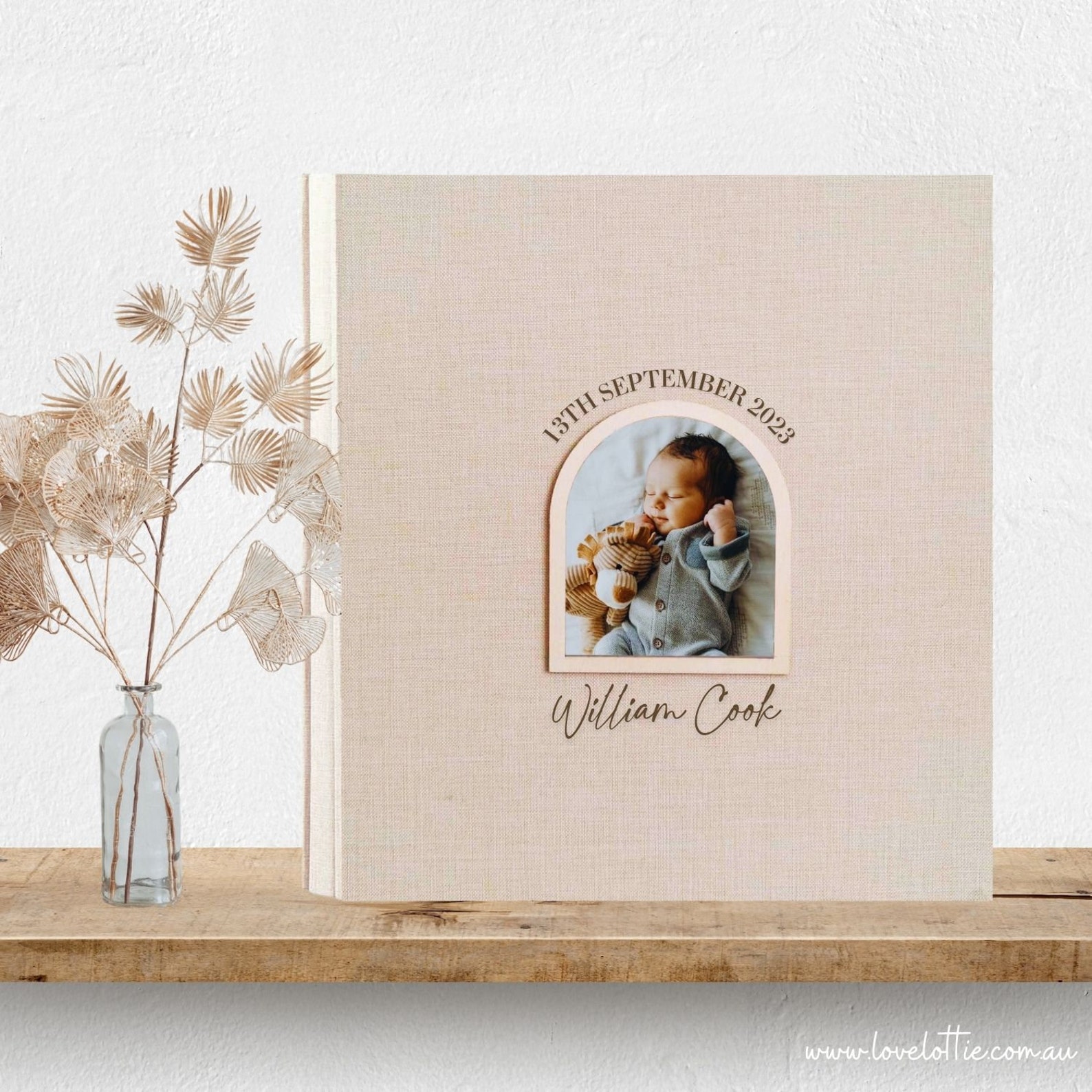 Personalised Baby Photo Album.