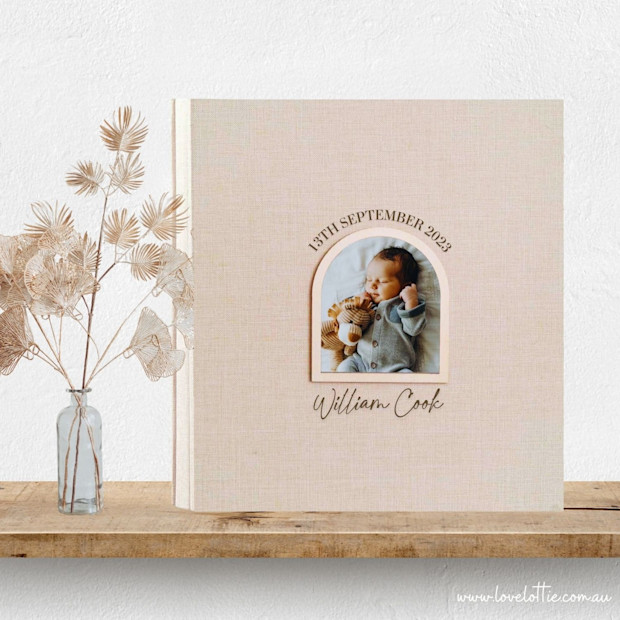 Personalised Baby Photo Album.