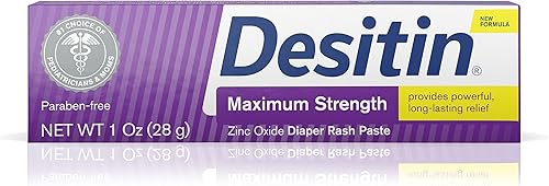 Desitin Maximum Strength Baby Diaper Rash Cream, 1 oz.