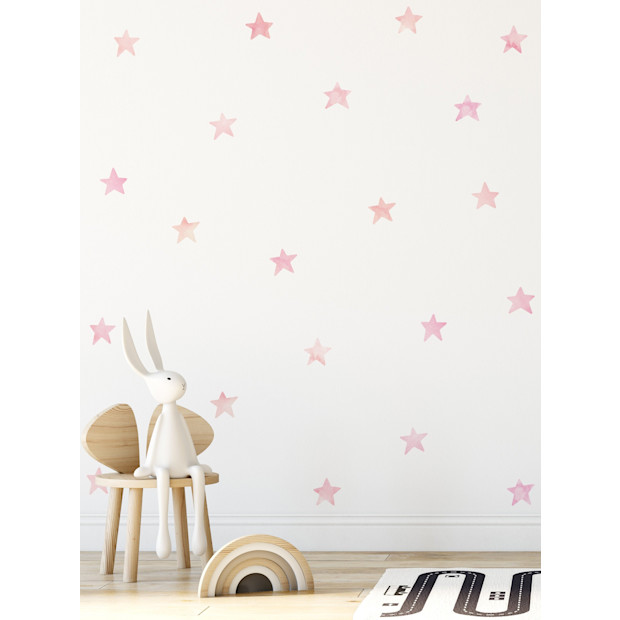 SimpleShapes Watercolor Stars Wall Stickers.