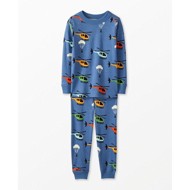 Hanna Andersson Kids Long John Pajama Set.