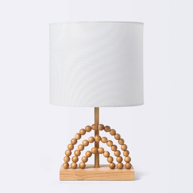 Cloud Island Wood Rainbow Table Lamp.