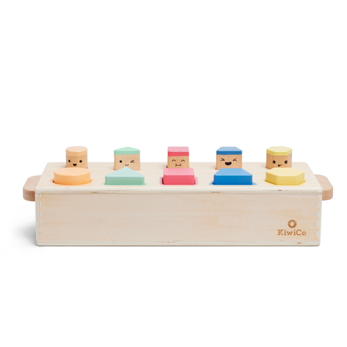 KiwiCo Pop-Up Shape Sorter Puzzle.