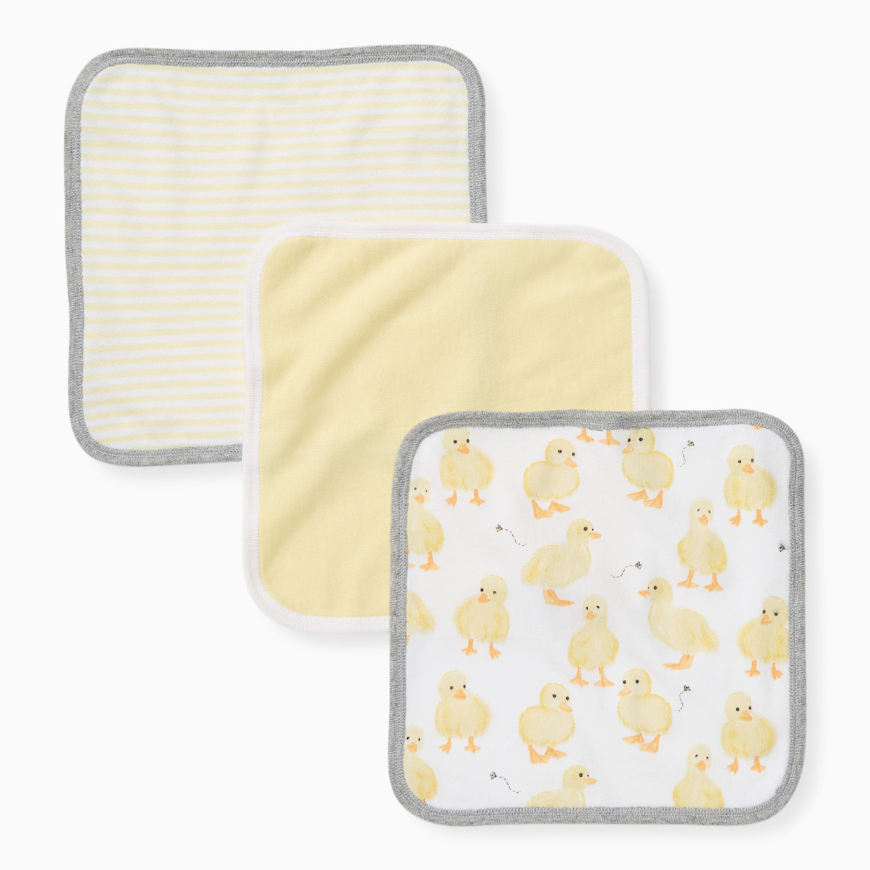 Burt's Bees Baby Organic Washcloths (3-Pack) - Little Ducks.