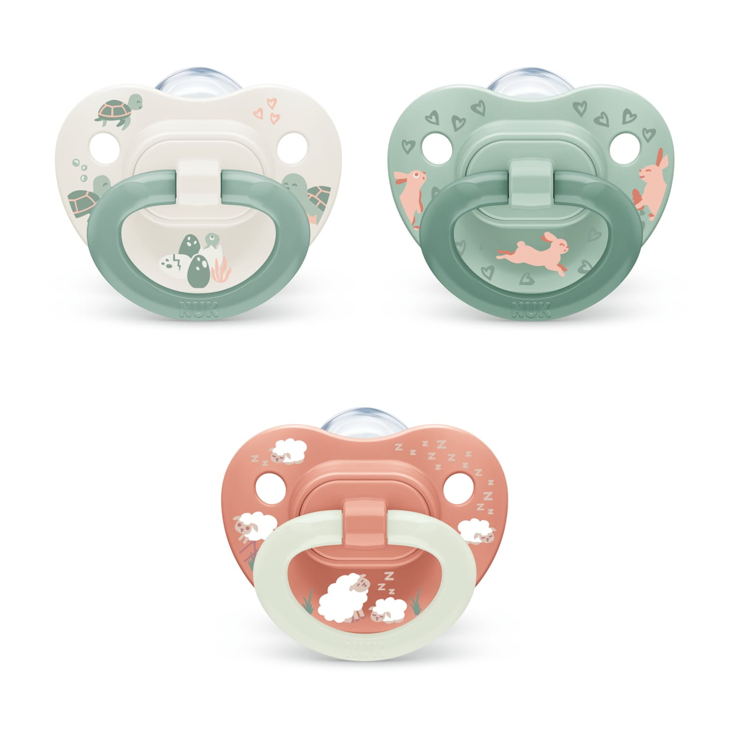 NUK First Choice Chupón Clásico, 0-6 Meses, Paquete de 3