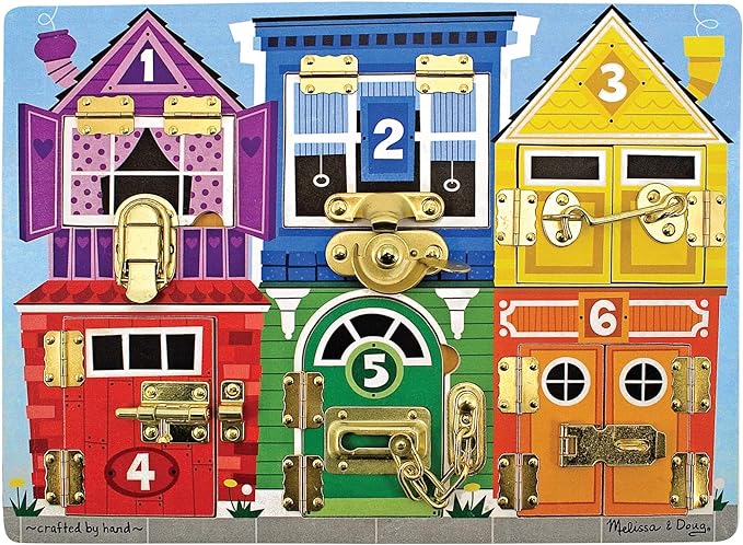 Melissa & Doug Wooden Latches Board.