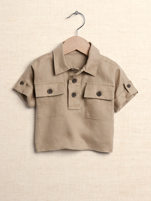 Baby Linen Safari Shirt - $45.00.