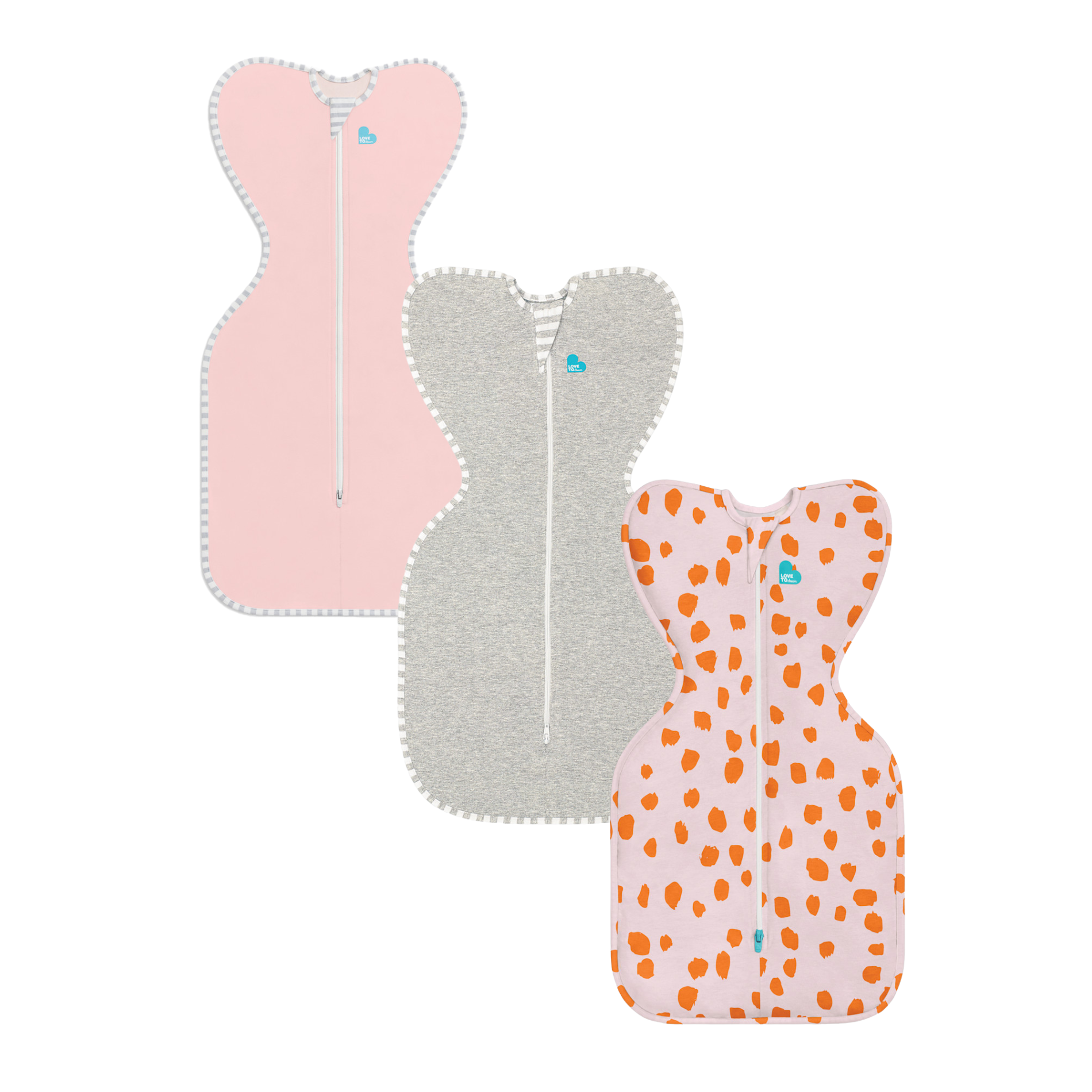 Thumbnail of Jumbo Animal/Gray/Dusty Pink -Newborn