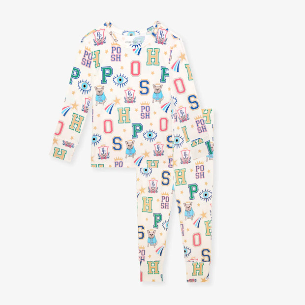 Posh Peanut Brooke Classic Pajama Set.