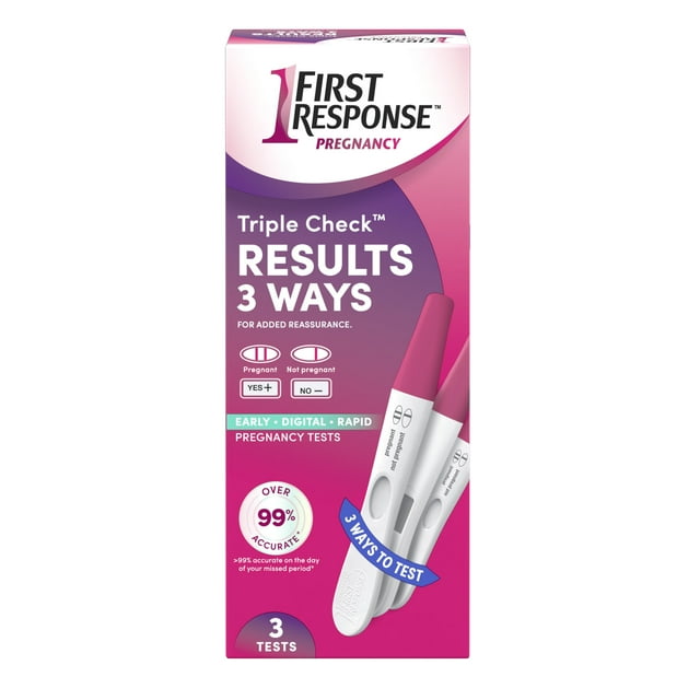 First Response Triple Check Pregnancy Test 