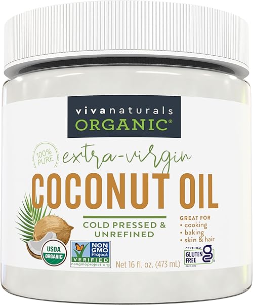 Viva Naturals  Organic Coconut Oil.
