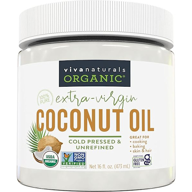 Viva Naturals Organic Coconut Oil.