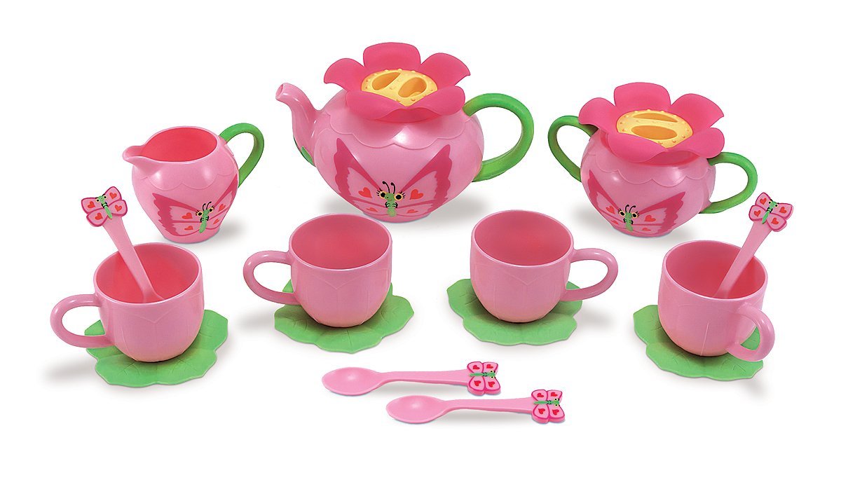 Play Right Talking Tea Set 13 Pieces Ages 3 Lights up Service for 4 for sale online 
