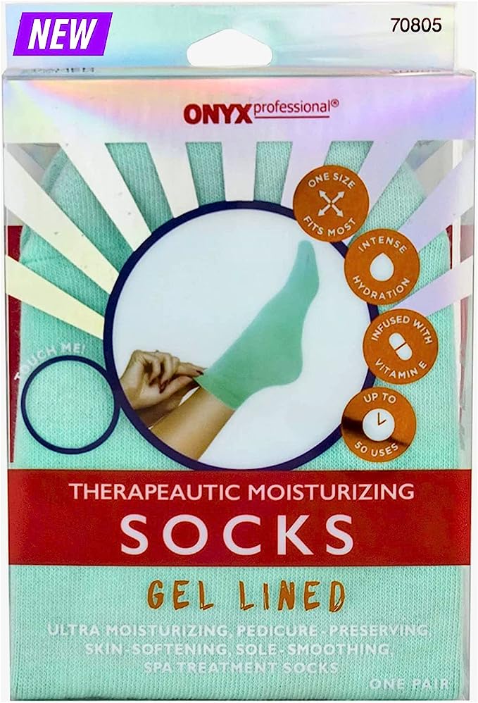 Onyx Professional Gel Moisturizing Socks.