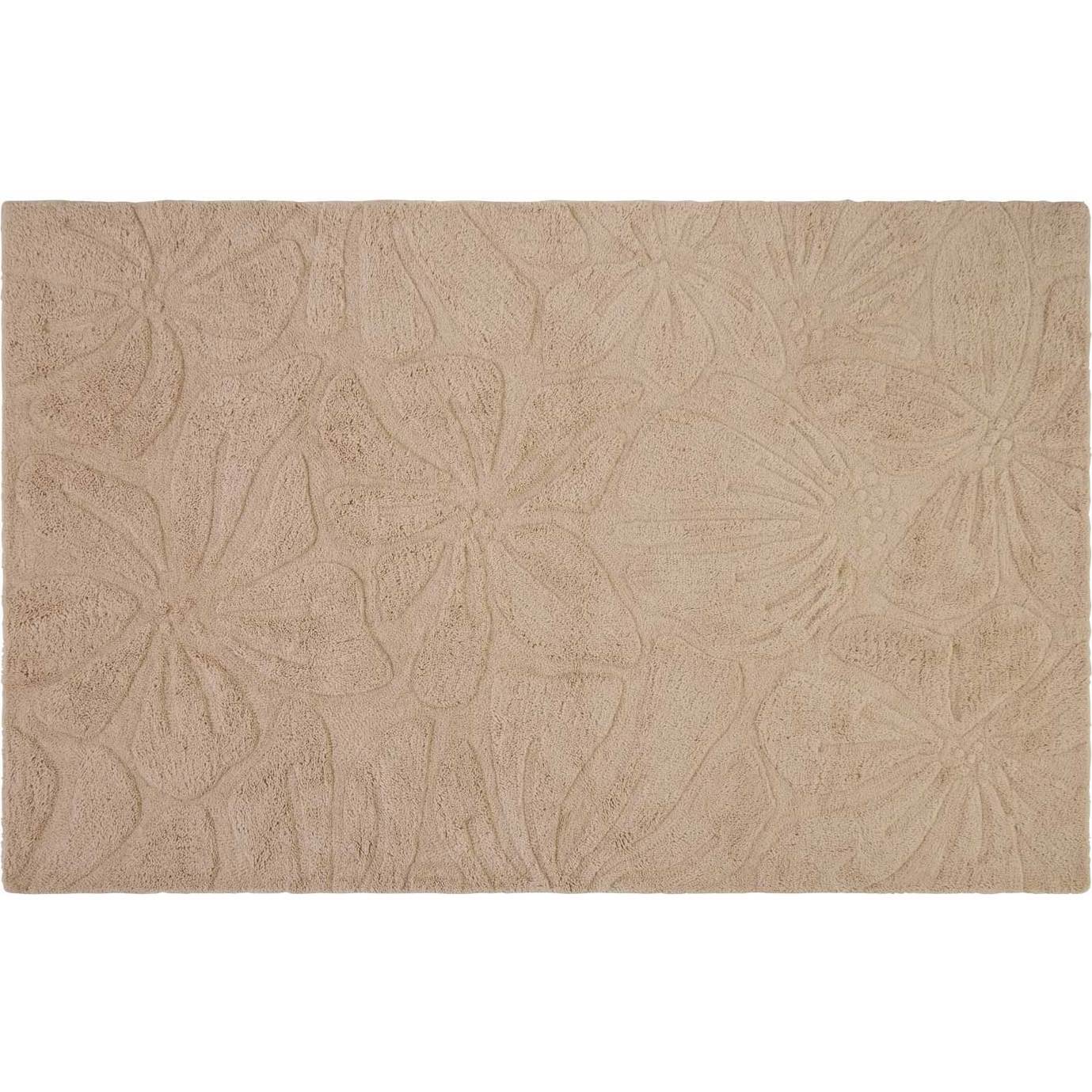 Sage & Wild Floral Field Washable Wool Area Rug, Pink.